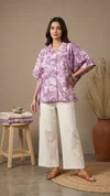 K 924 Vol 3 By Naisha Cotton Printed Ladies Kaftan Style Shirt Tops 